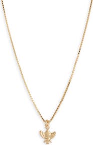 Set & Stones Bee Pendant Necklace