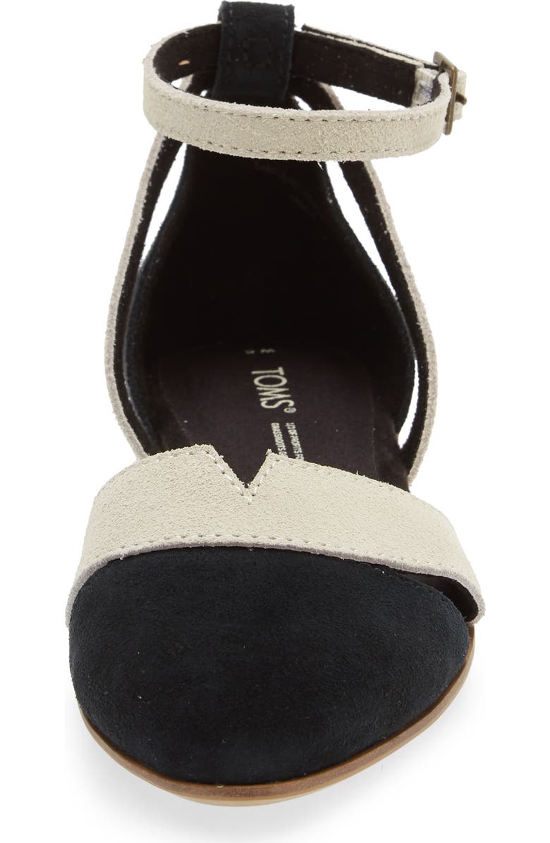 TOMS Juliannah Ankle Strap d'Orsay Flat, Alternate, color,