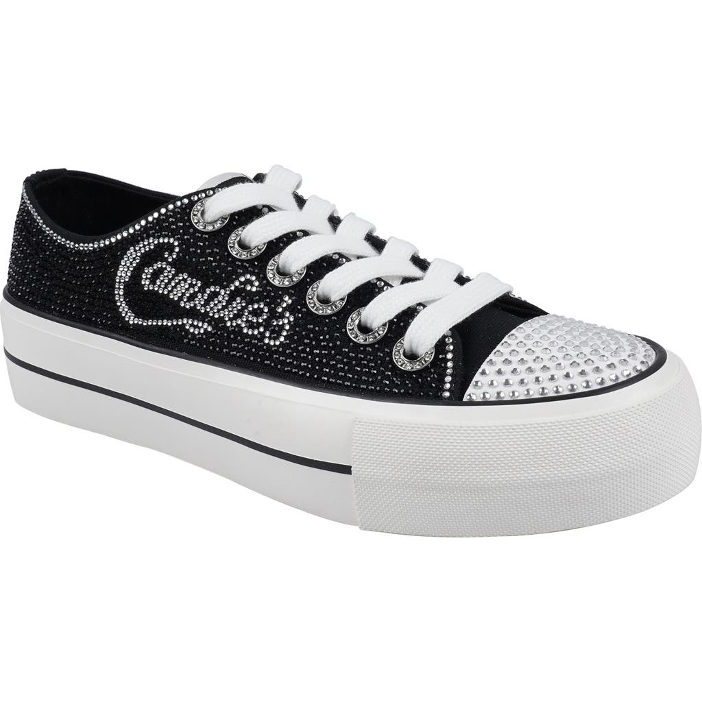 Candies Candie's Leann Low Top Platform Sneaker In Black