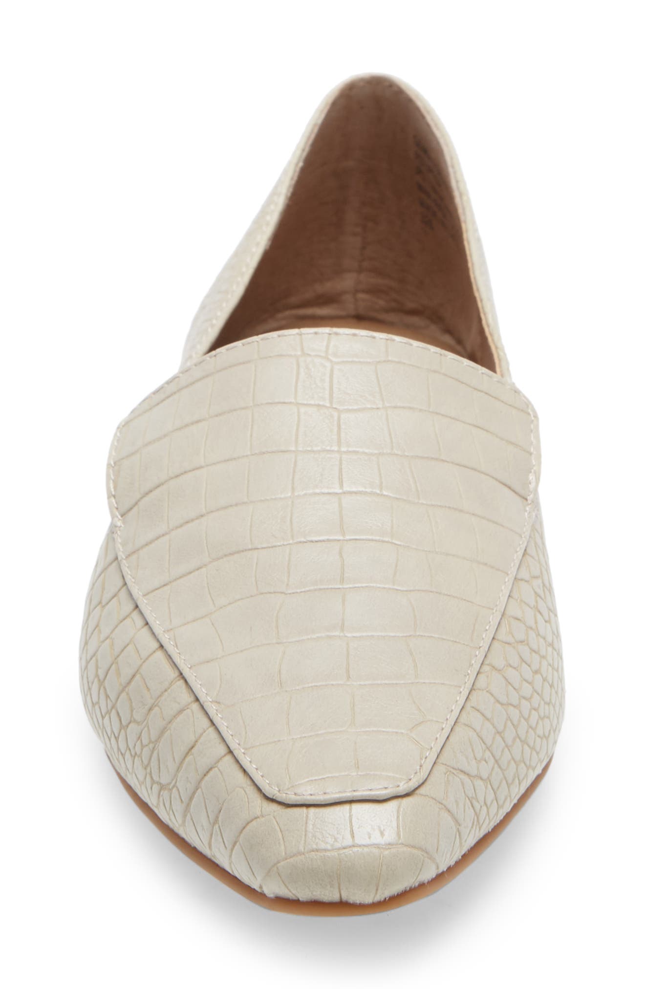 Gemmy Loafer Flat, Alternate, color, TAUPE CROCODILE