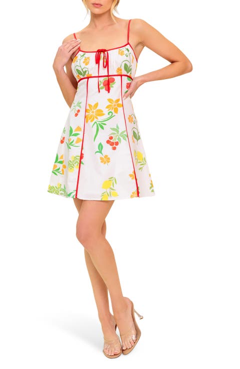 Cotton Babydoll Minidress