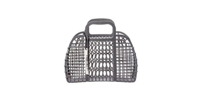 PUEBCO Plastic Market Bag, Main, color, Grey