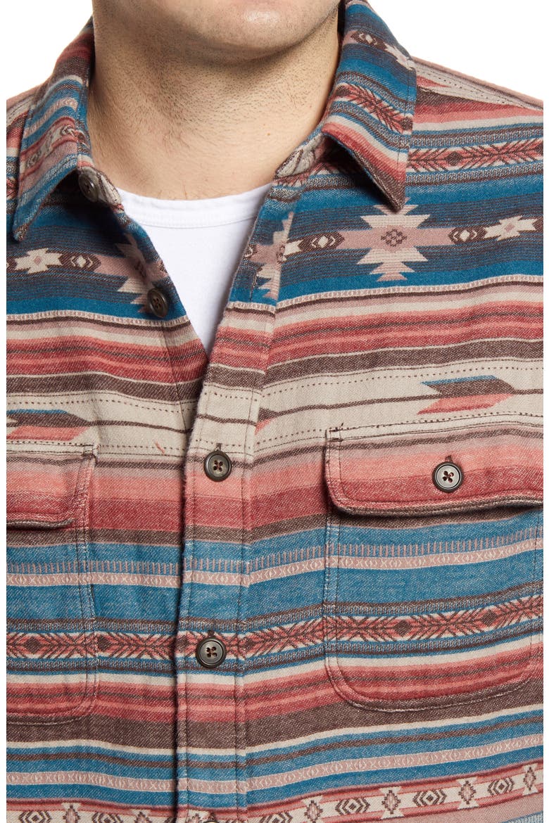Canyon Button-Up Shirt Jacket, Alternate, color, MESA SKYLINE