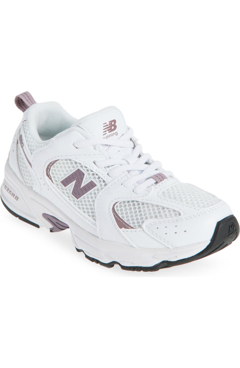 New Balance 530 Sneaker, Main, color, White/ Dark Ice Wine
