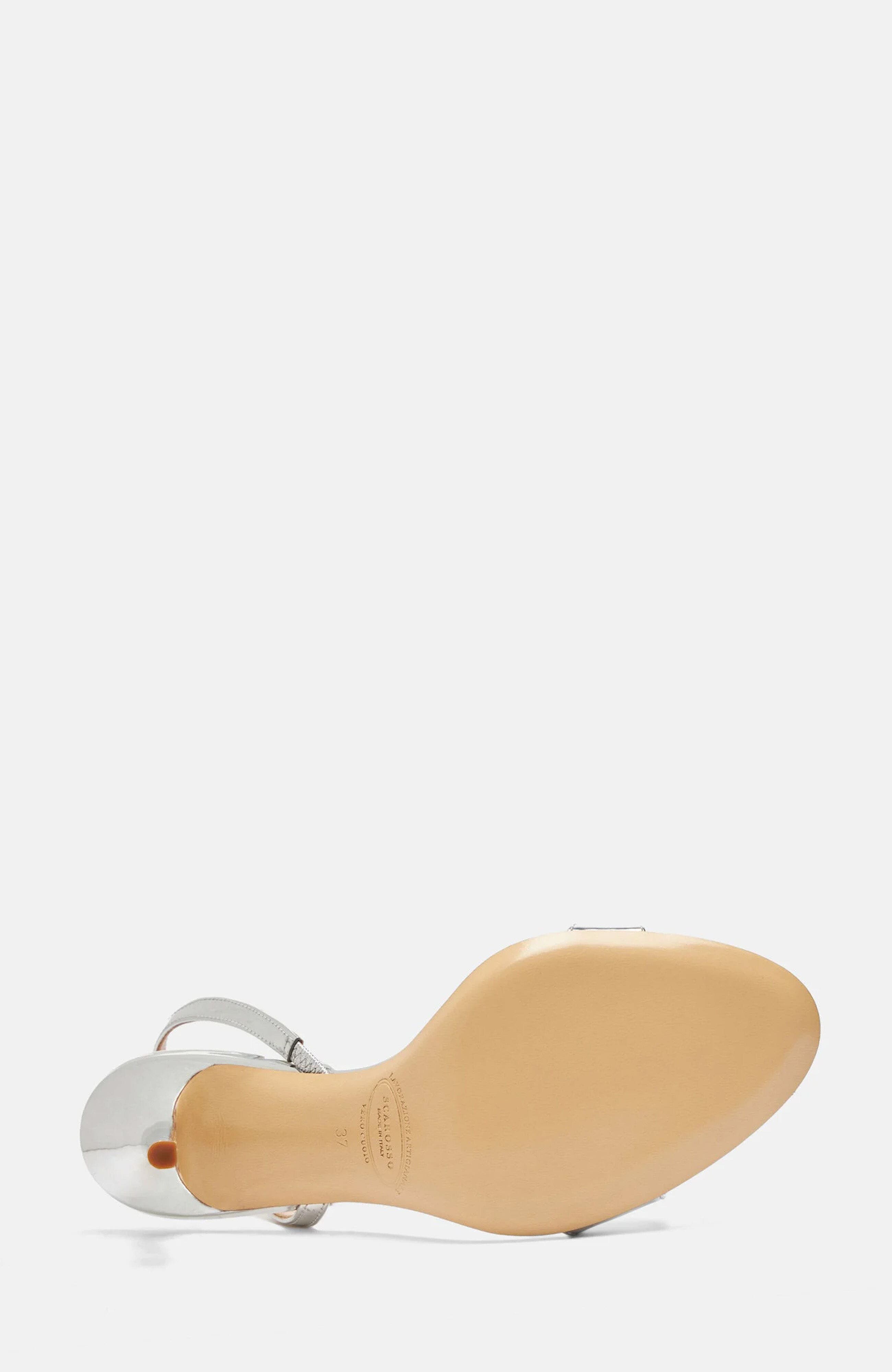 Paula Sandals, Alternate, color, Silver - Metal