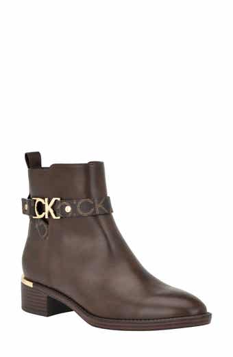 Calvin Klein Buckle Strap Bootie