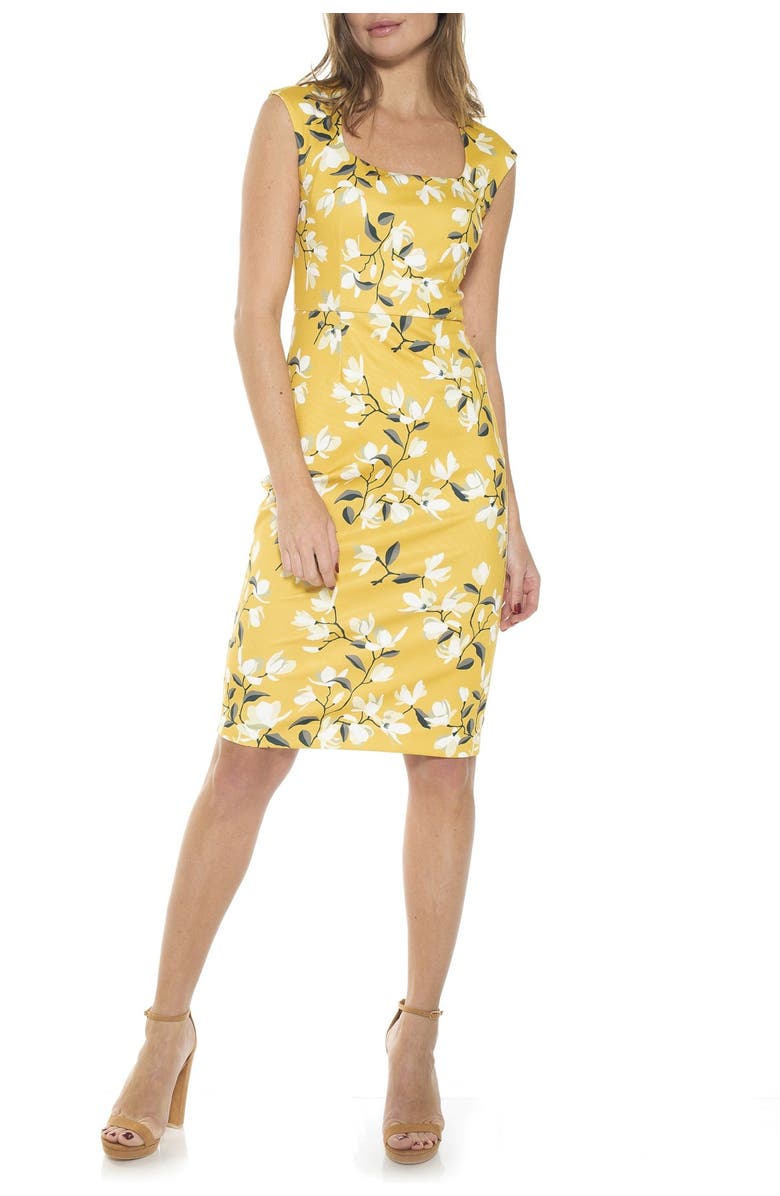 Alexia Admor Ariana Scoop Neck Sheath Dress, Main, color,