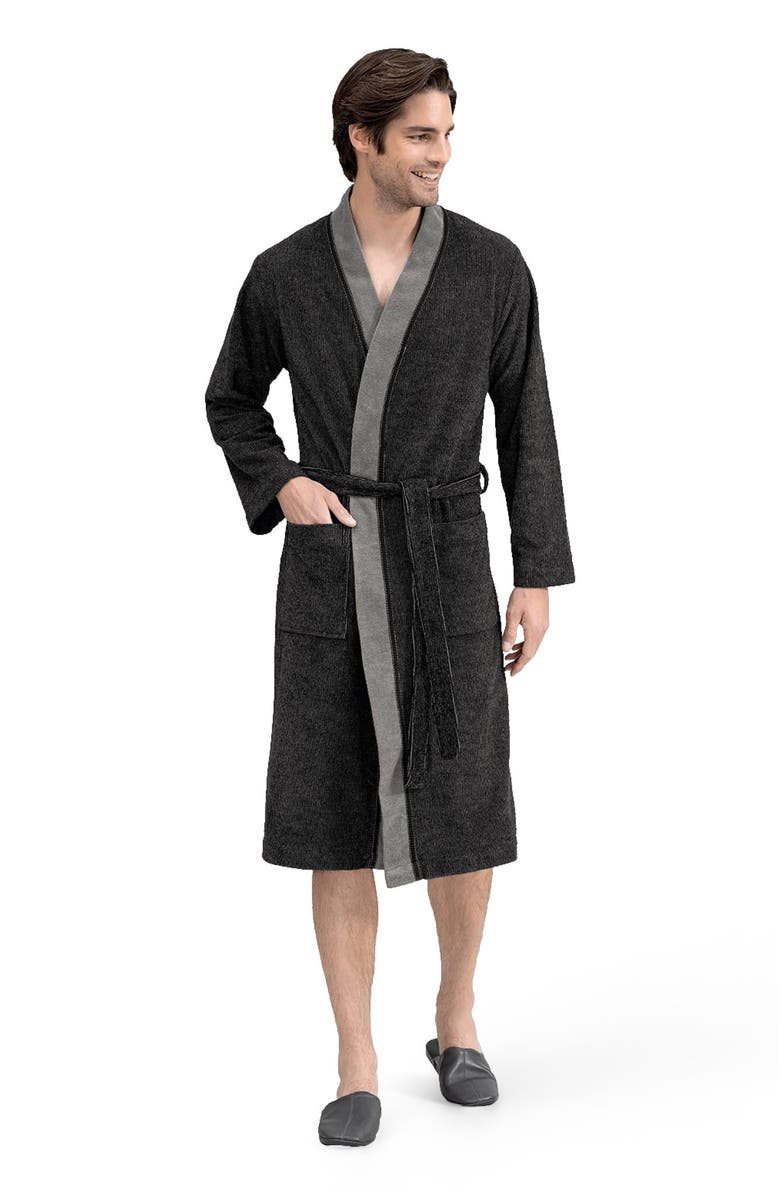 Togas Franco Men's Bathrobe, Main, color, Black
