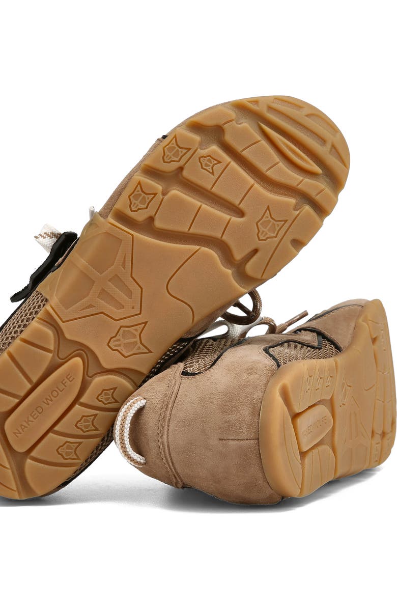 Naked Wolfe Adored Mesh Sneaker, Alternate, color, Taupe Mesh