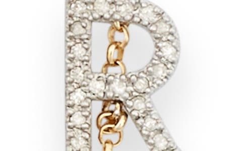 Meshmerise Diamond Initial Bezel Bracelet In Burgundy