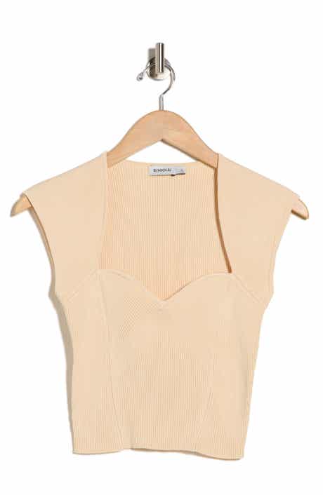 Simkhai Abia Ribbed Crop Top