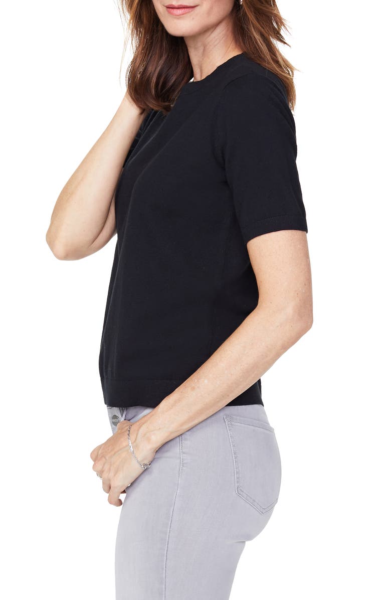 NYDJ Short Sleeve Knit Top, Alternate, color, 