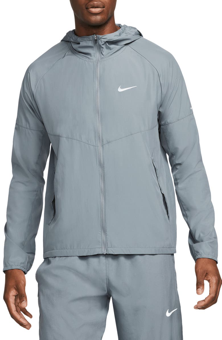 Nike Repel Miler Jacket, Main, color, Smoke Grey/ Smoke Grey