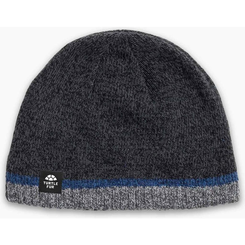 Turtle Fur Harbour Town Wool Beanie In Black