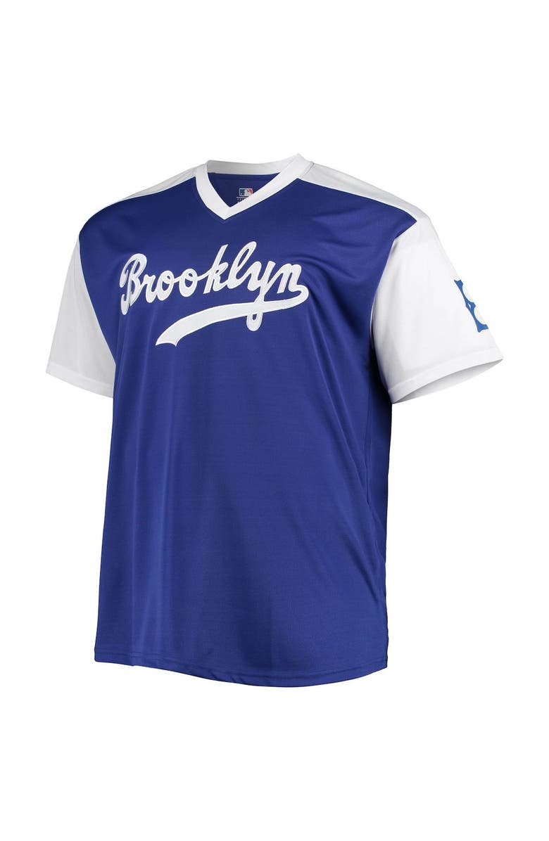 PROFILE Men's Jackie Robinson Royal/White Los Angeles Dodgers Cooperstown Collection Replica Player Jersey, Alternate, color, 