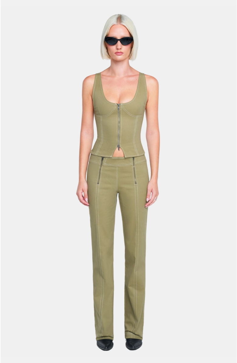 OW Collection Maple Pants, Alternate, color, Olive Green