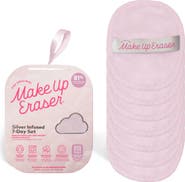 The Original MakeUp Eraser 7-Day Silver Infused MakeUp Eraser Set with Laundry Bag