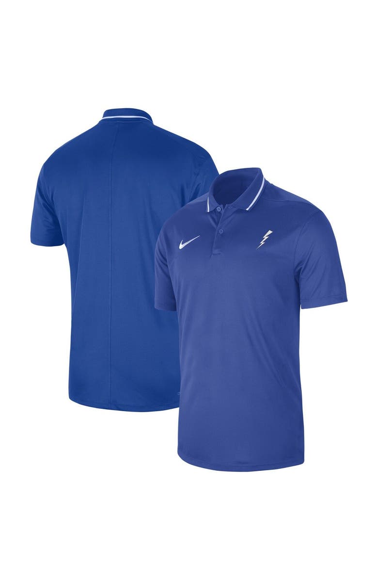 Nike Men's Nike  Royal Air Force Falcons 2023 Sideline Coaches Performance Polo, Main, color, 