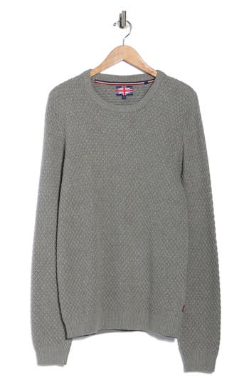 Soul Of London Cotton Crewneck Sweater In Gray