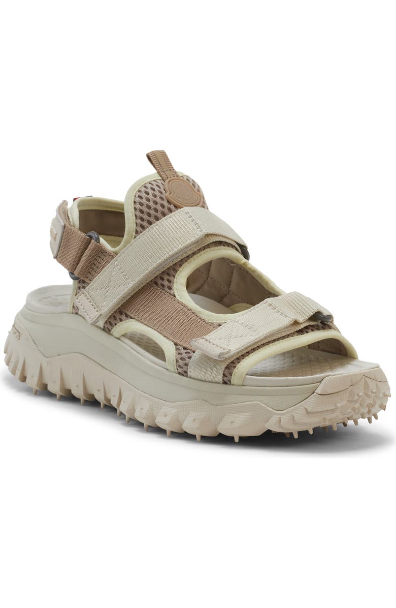 Moncler Trailgrip Vela Hiking Sandal, Main, color, Croissant