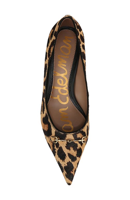 Sam Edelman Kaya Pointed Toe Kitten Heel Pump In Cyprus Tan Multi
