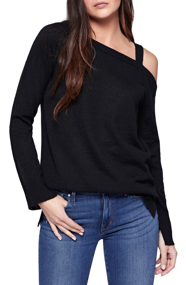 Sanctuary Camilla One-Shoulder Sweater, Main, color,