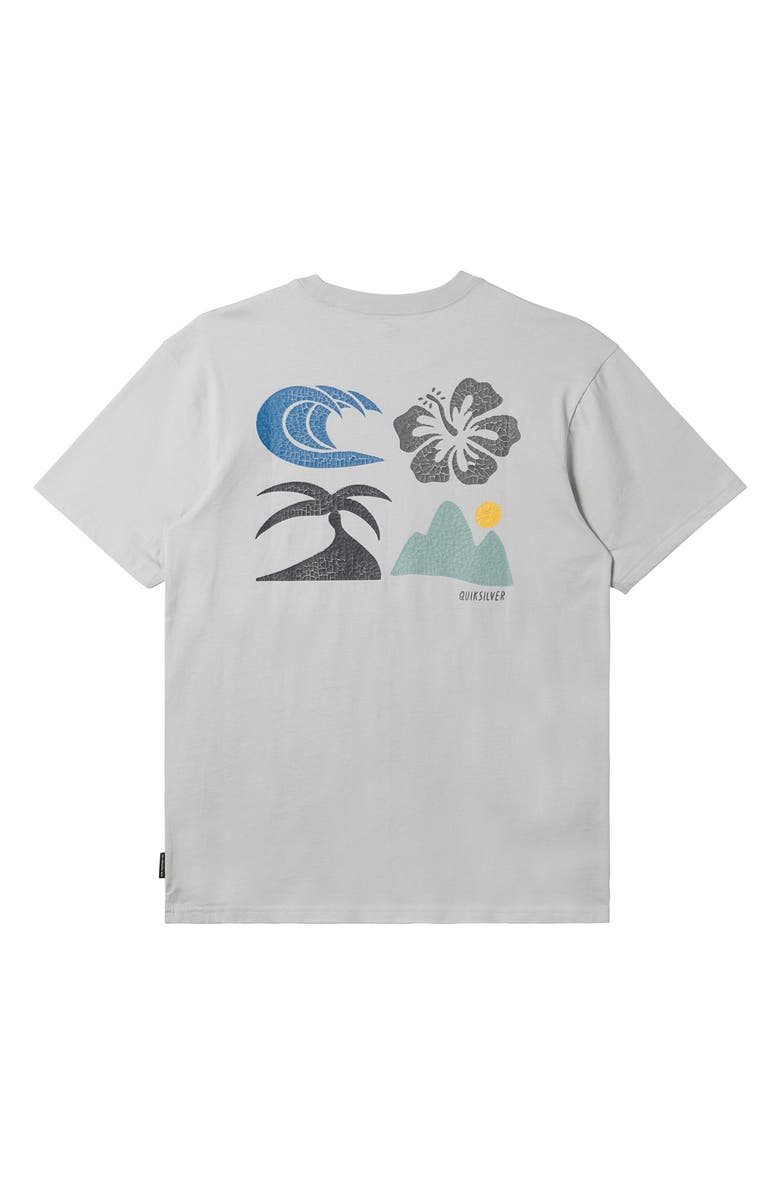 Quiksilver Elemental Mor Organic Cotton Graphic T-Shirt, Alternate, color, 