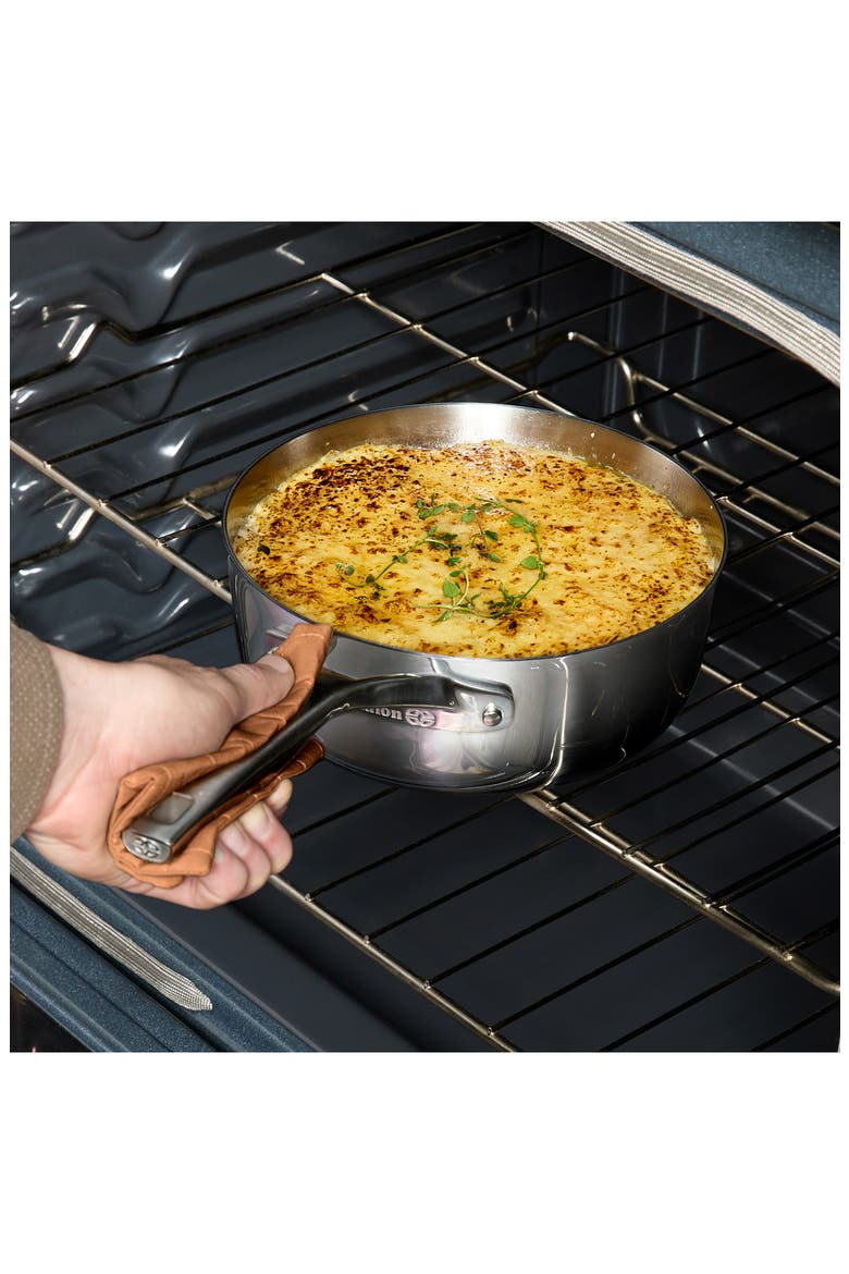 Premier Stainless Steel 2.5-Quart Sauce Pan with Lid, Alternate, color, STAINLESS STEEL