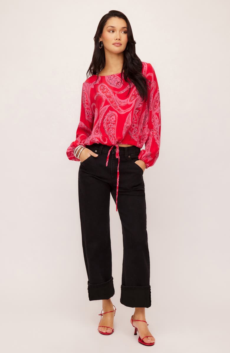 FIFTEEN TWENTY Claudine Drawstring Top, Alternate, color,