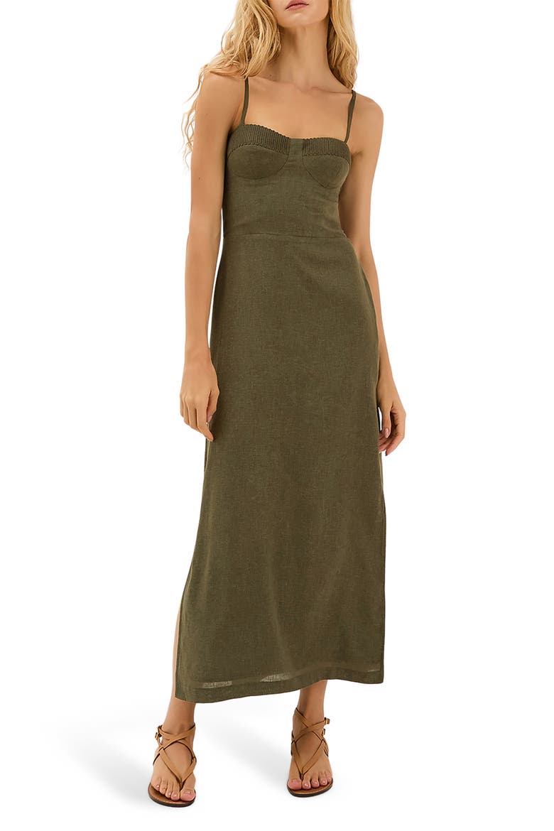 Mallorca Dress, Main, color, GREEN