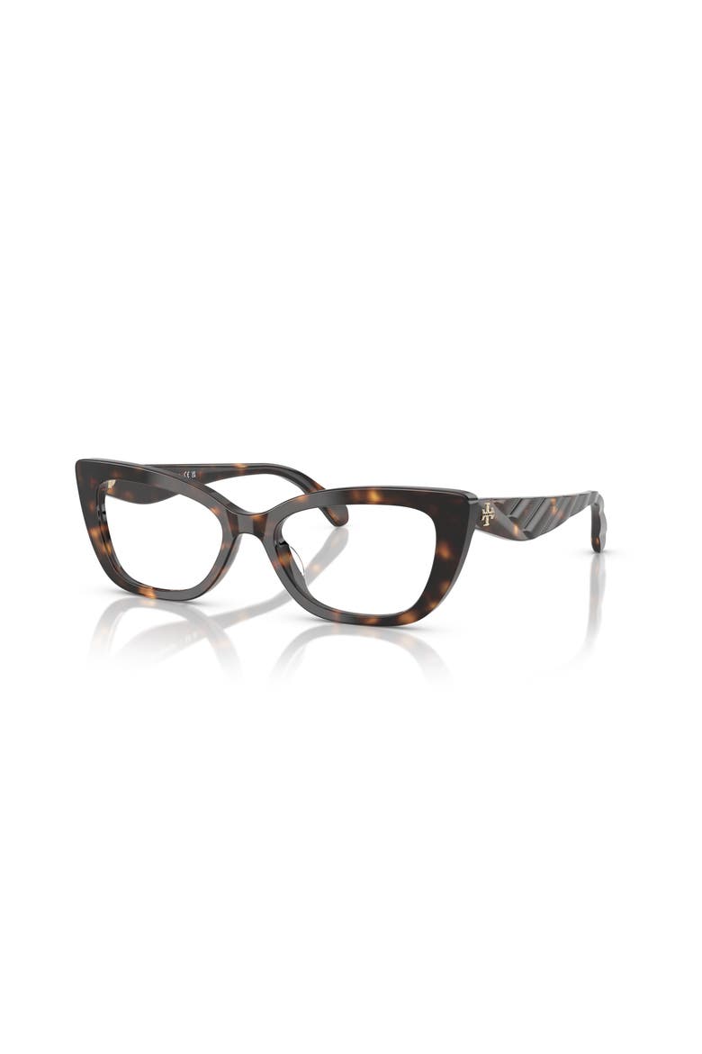 52mm Cat Eye optical glasses, Main, color, Tortoise