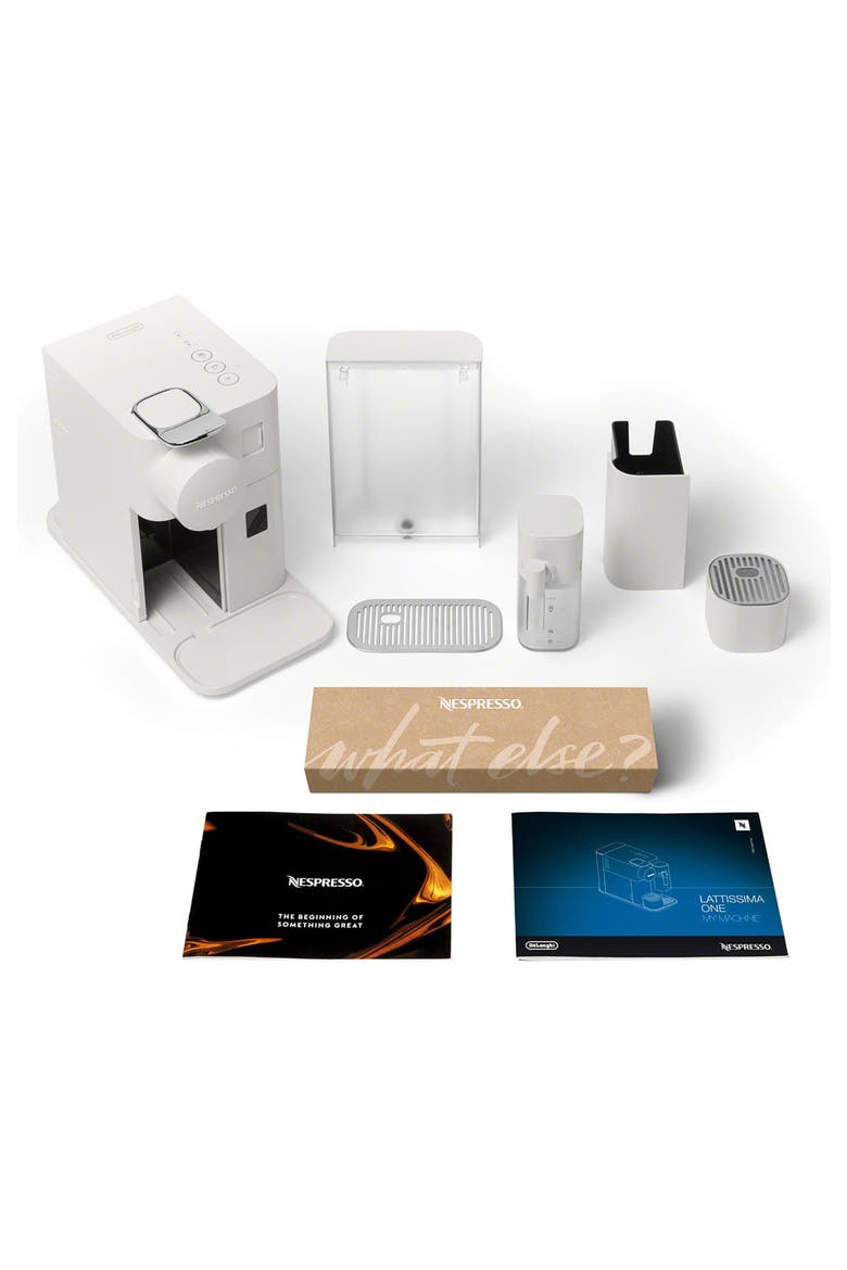 Lattissima One Coffee Machine, Alternate, color, WHITE