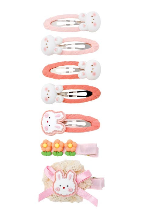 Bunny Hug Hair Clip Set of 7 Baby