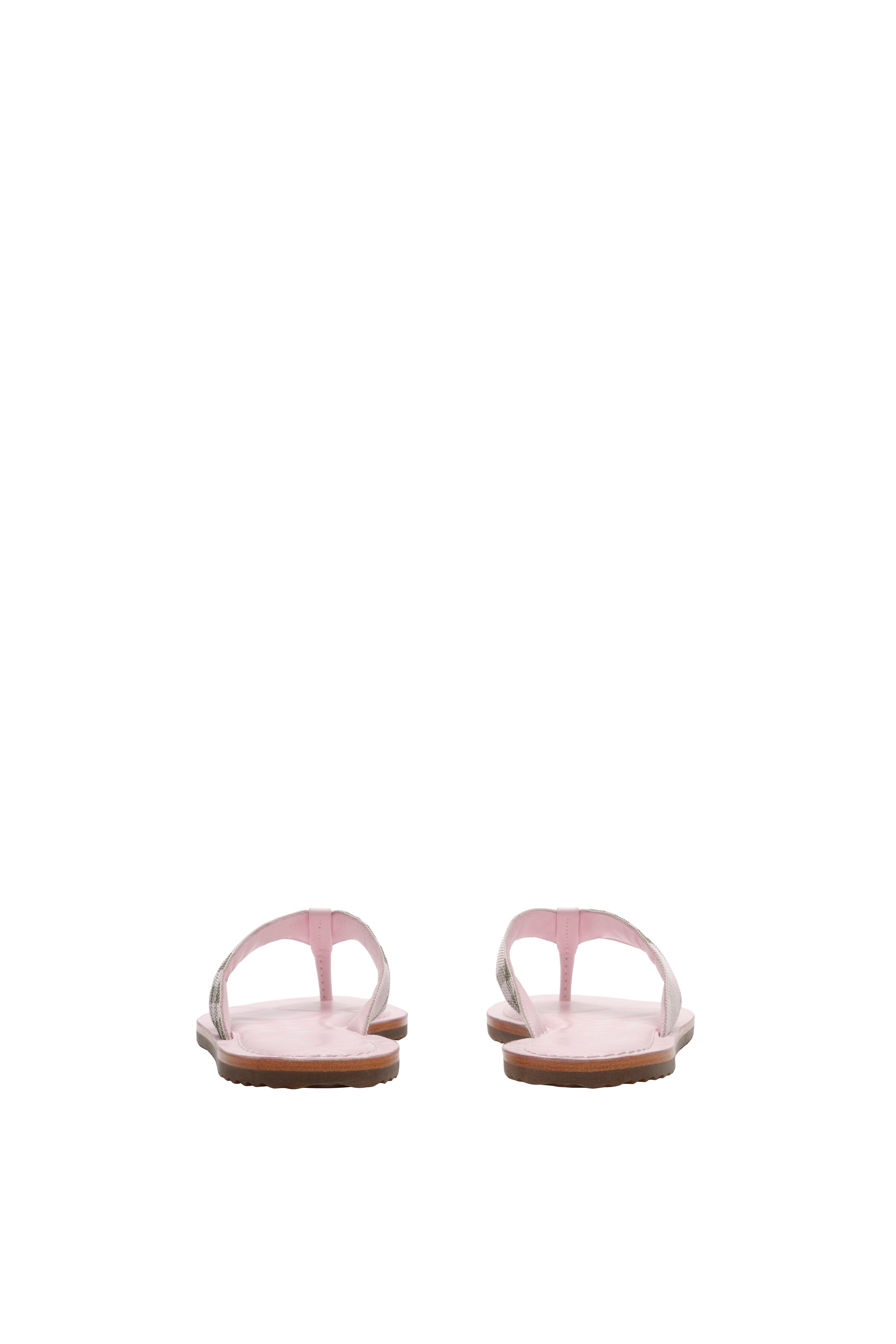 Burberry Check Pavilion Sandals, Alternate, color, Mallow Pink