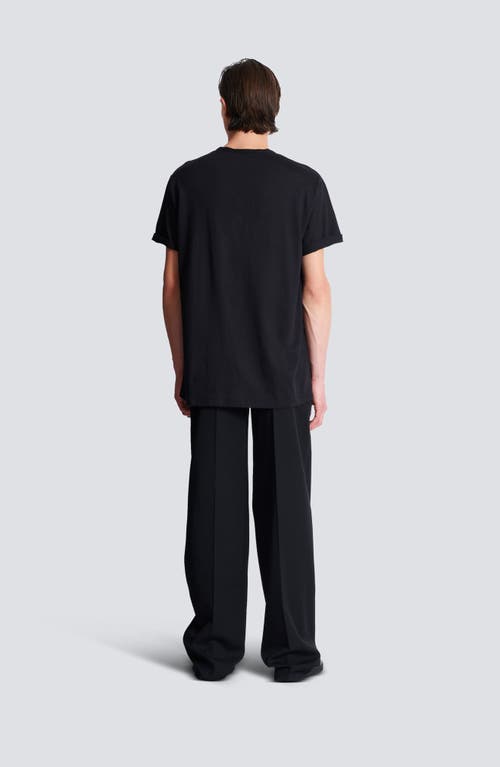 Balmain Embroidered Galaxy Logo T-shirt