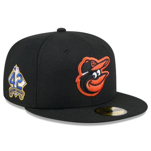 Men's New Era  Black Baltimore Orioles 2025 Jackie Robinson Day 59FIFTY Fitted Hat