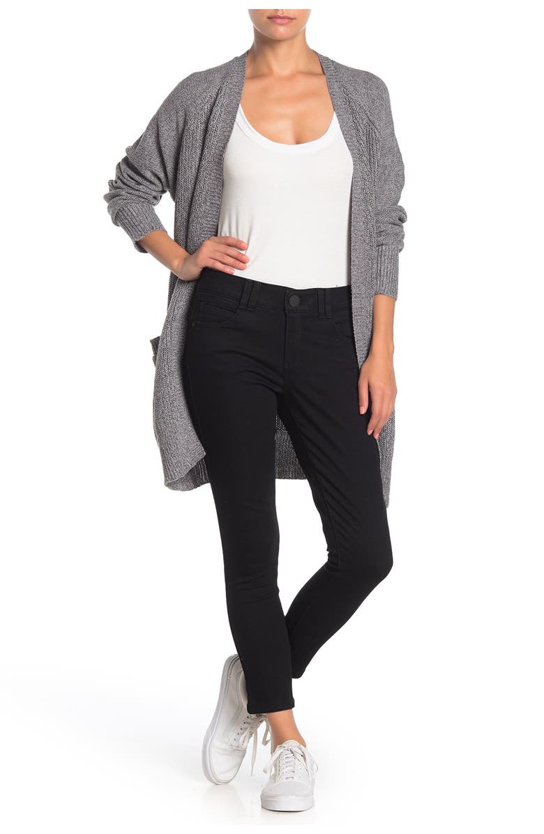 Democracy AB Tech Solid Skinny Jeans, Alternate, color, Black