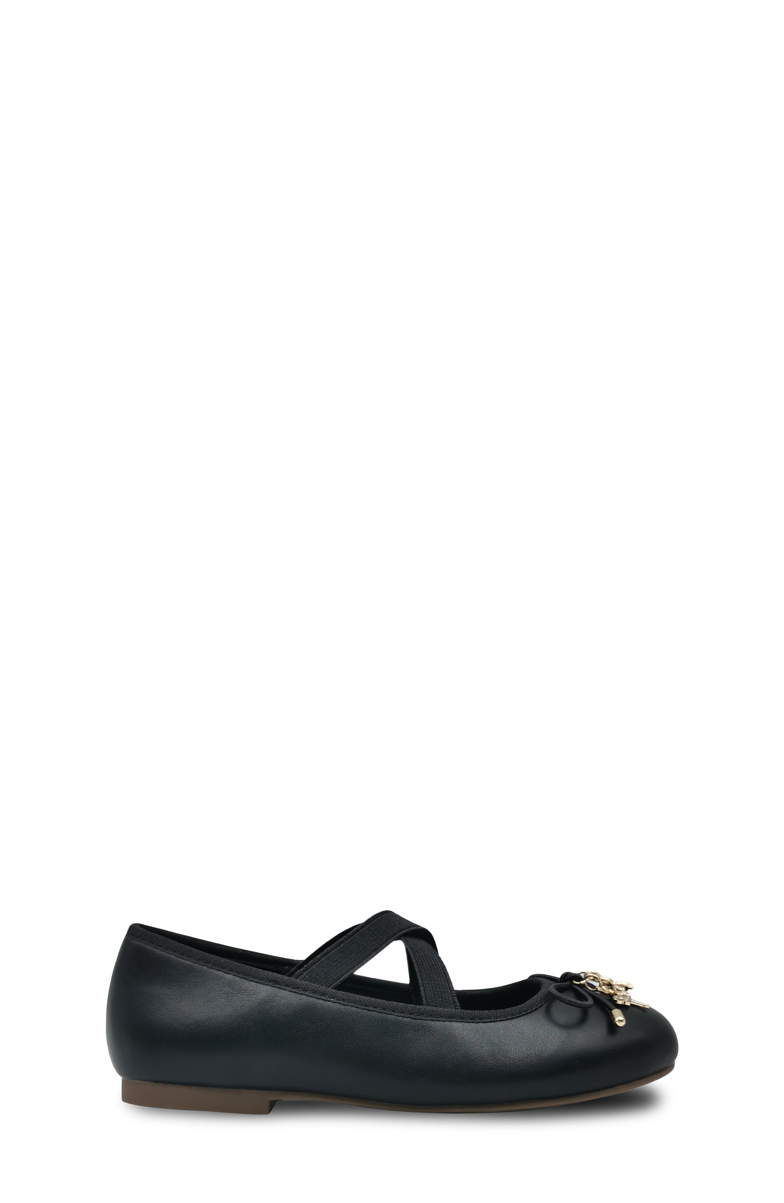 Kids' Felicia Lia Ballet Flat, Alternate, color, BLACK