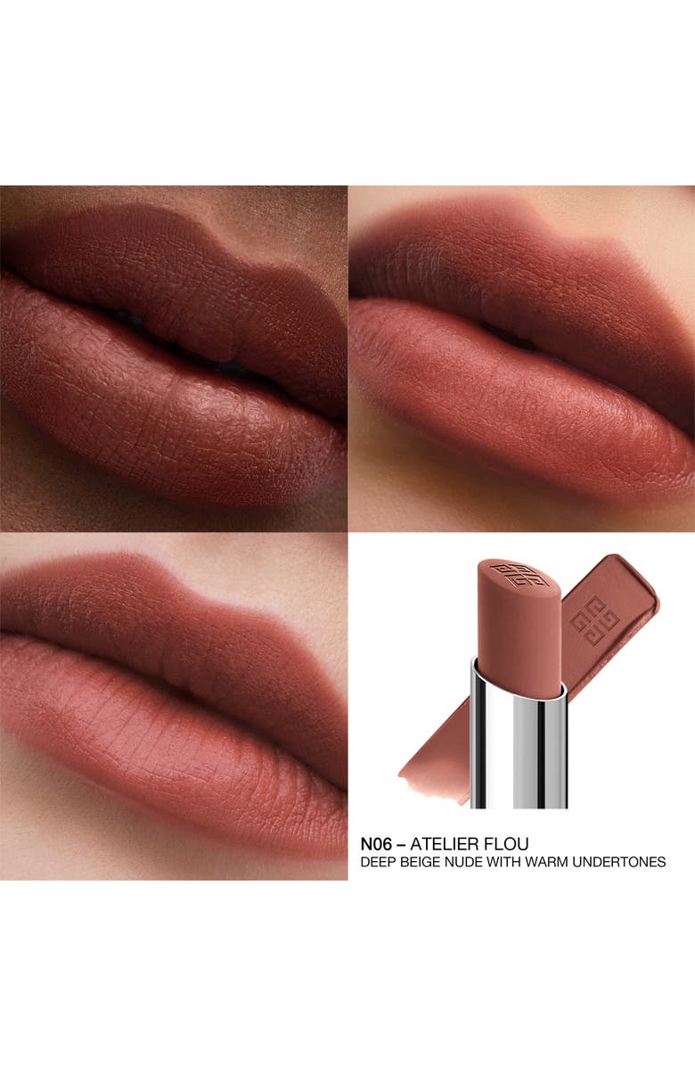 Givenchy Le Rouge Velvet Matte Long-Lasting Lipstick, Alternate, color, 06 Atelier Flou