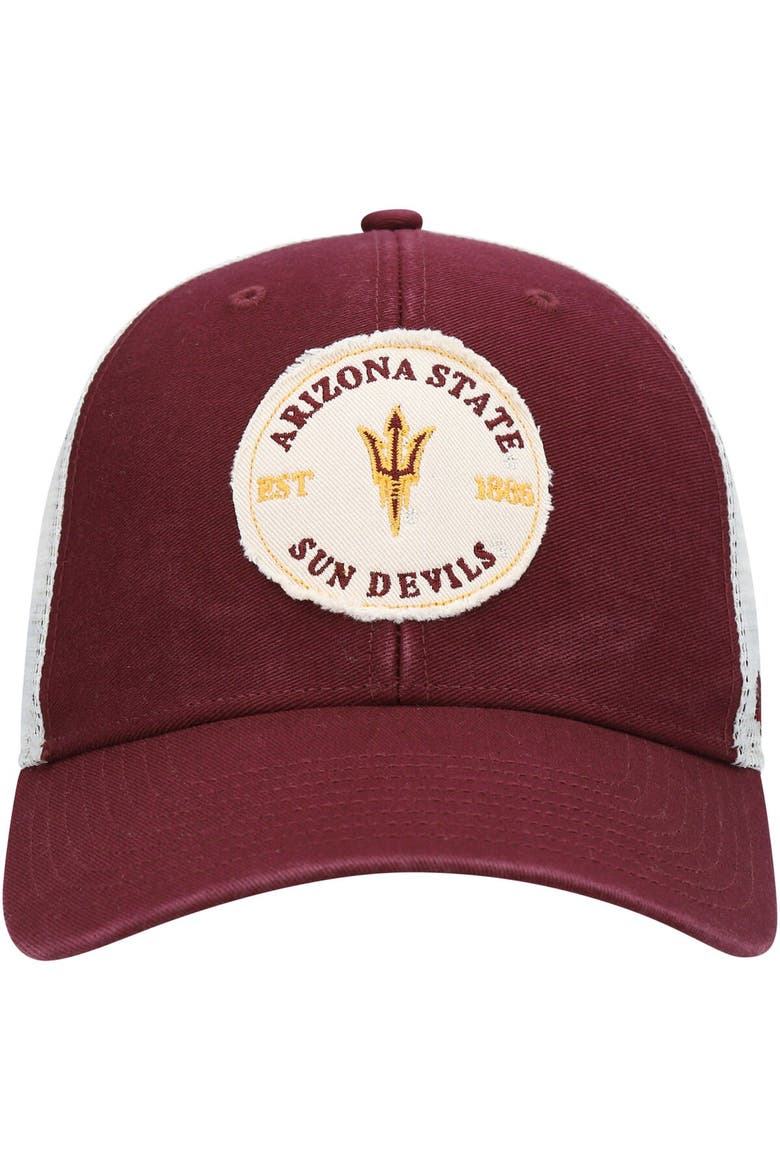 Men's '47 Maroon Arizona State Sun Devils Howell MVP Trucker Snapback Hat, Alternate, color, Maroon