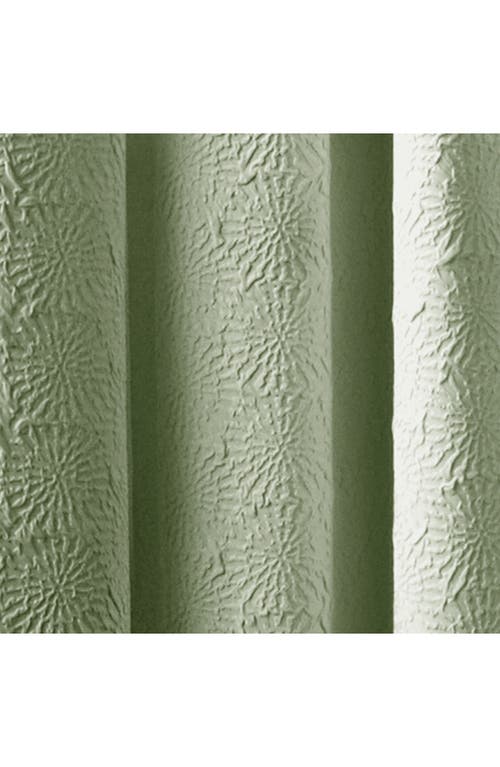 Dkny Chrysanthemum Floral Grommet Curtains In Sage