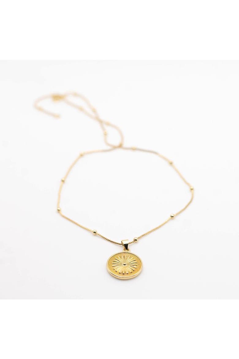 Solara Necklace, Alternate, color, Gold