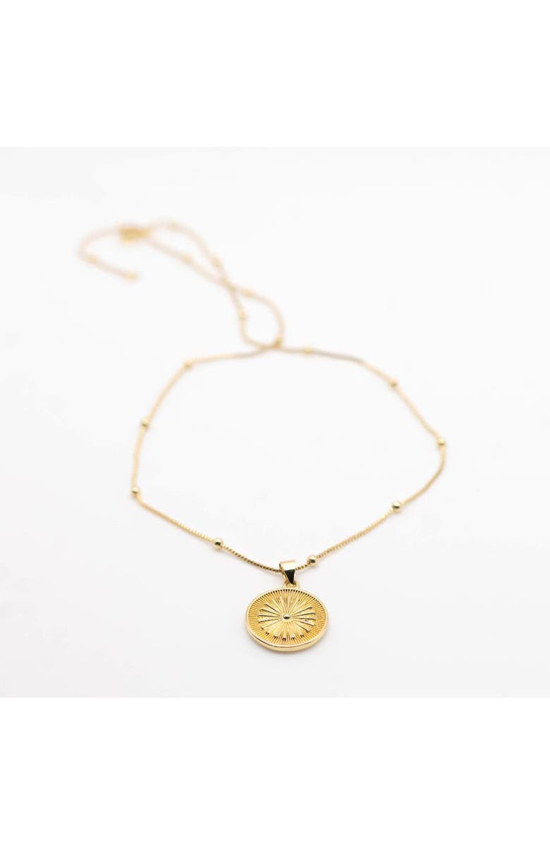 Ivy & Pearl Co. Solara Necklace, Alternate, color, Gold