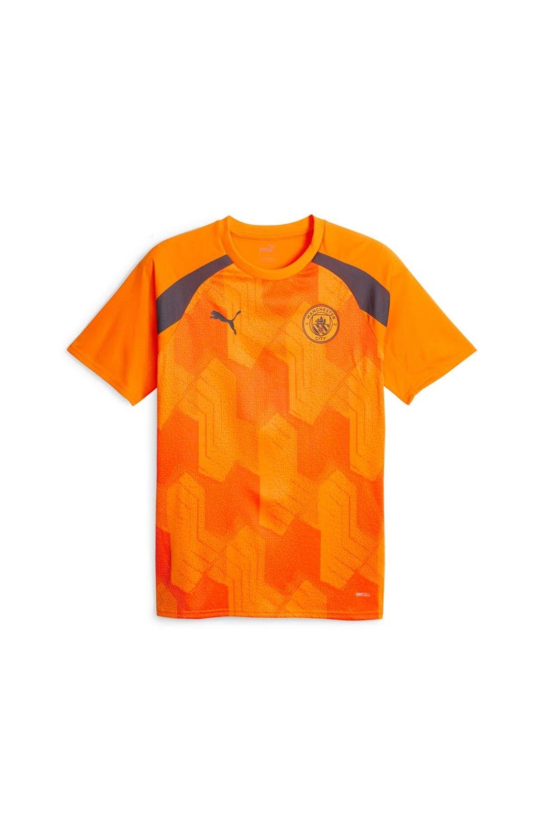 PUMA Men's Puma Orange Manchester City 2023/24 Pre-Match Jersey, Alternate, color, Orange