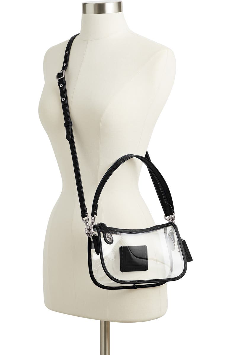 COACH The Coach Originals Stadium Swinger PVC Clear Bag, Alternate, color, Lh/Black