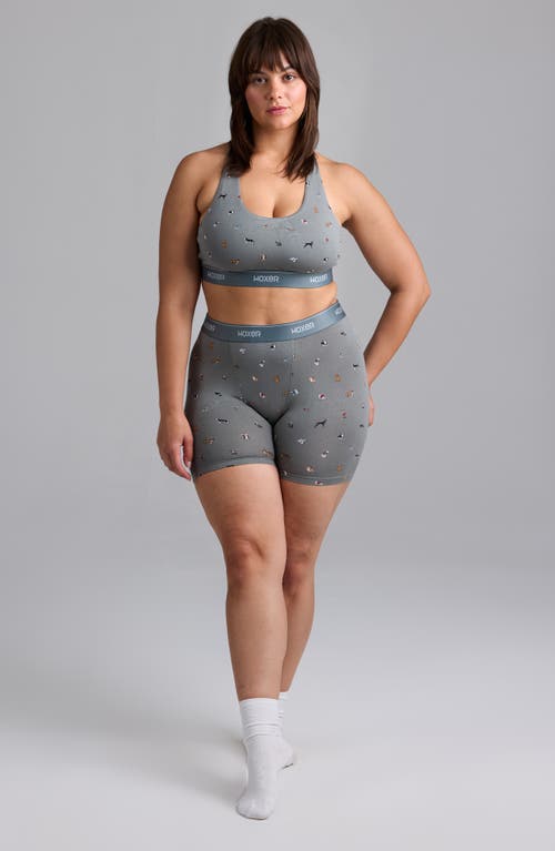 Woxer Baller High Rise Ultrasoft Boxer Briefs In Gray
