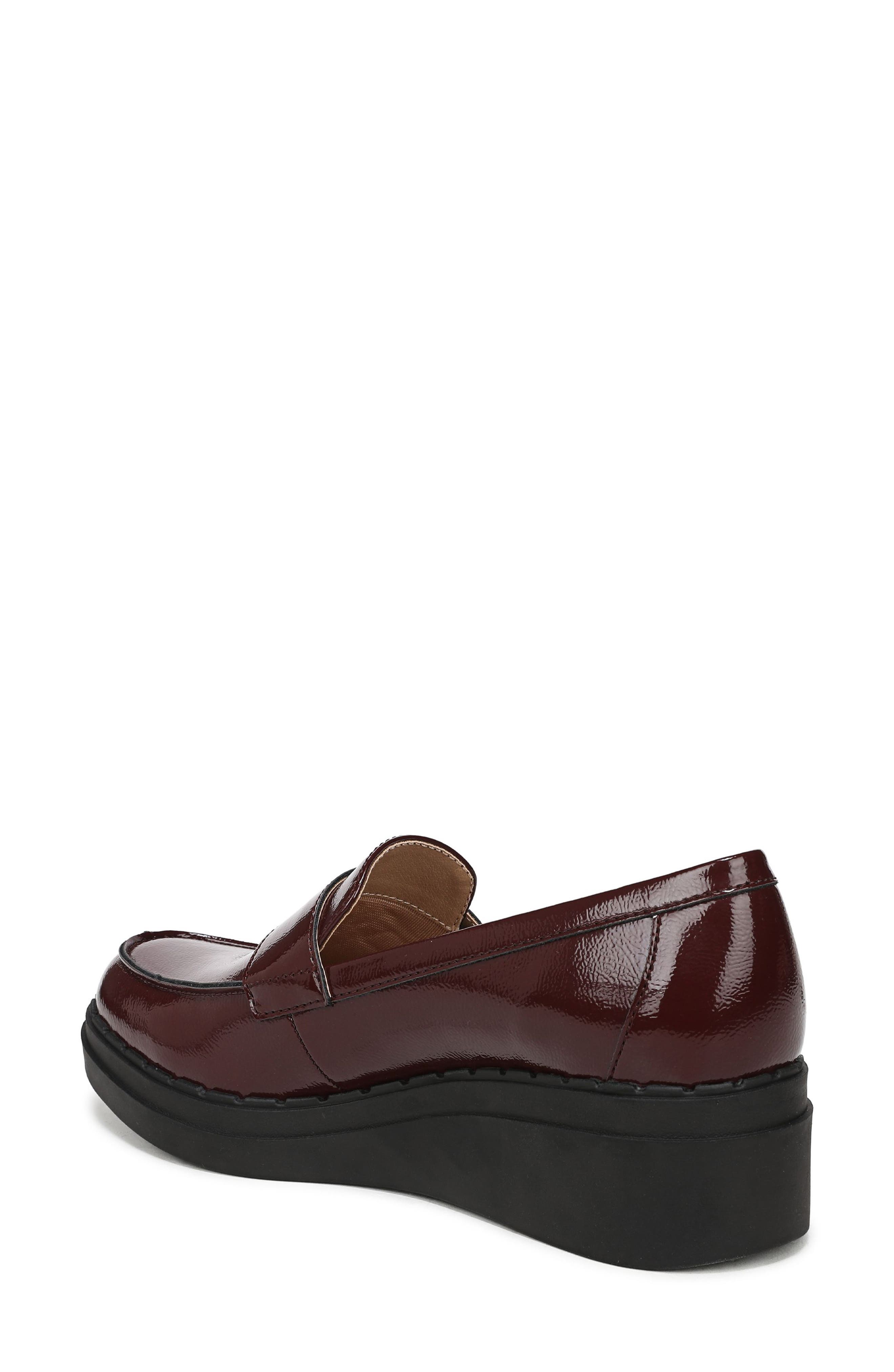 Dolce Platform Wedge Loafer, Alternate, color, CALIFORNIA WINE RED