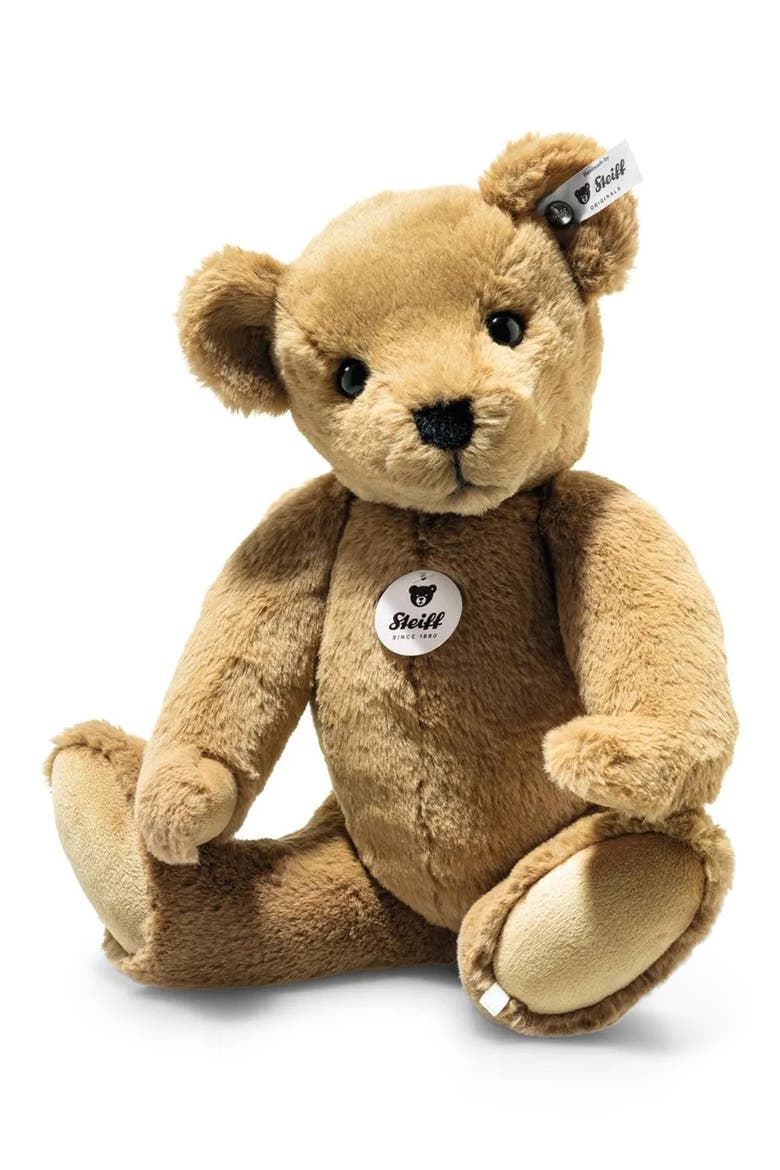 Lio Teddy Bear Stuffed Animal, Main, color, BROWN
