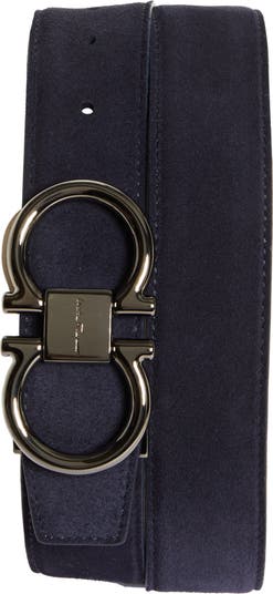 Navy ferragamo belt best sale