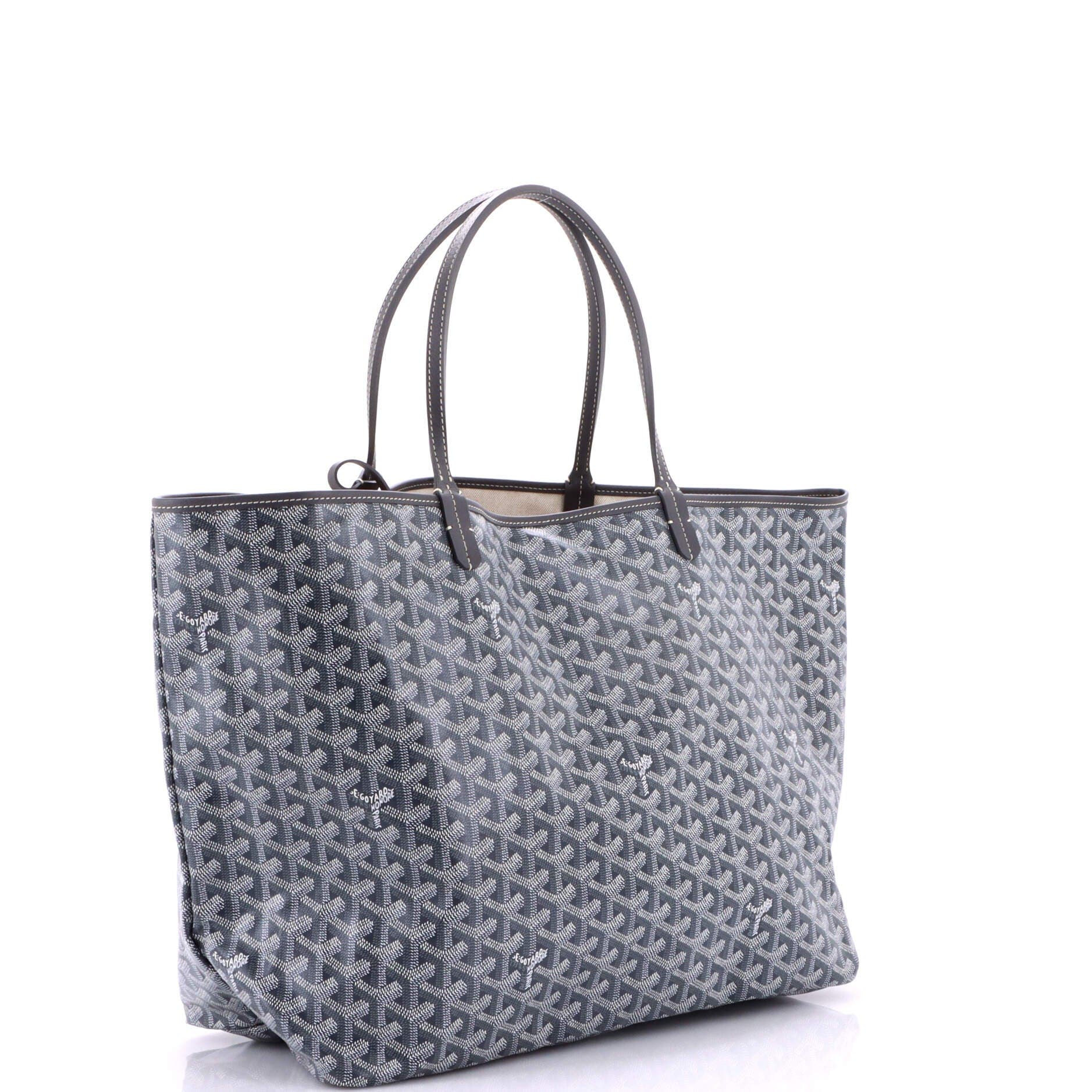 Pre-Owned Goyard Saint Louis Tote Coated Canvas GM, Alternate, color, Gray